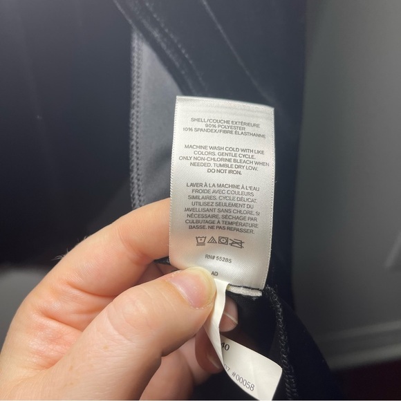 Express Women’s Black Velvet Faux Wrap holiday Midi Dress Size L Short Sleeve - Picture 7 of 10